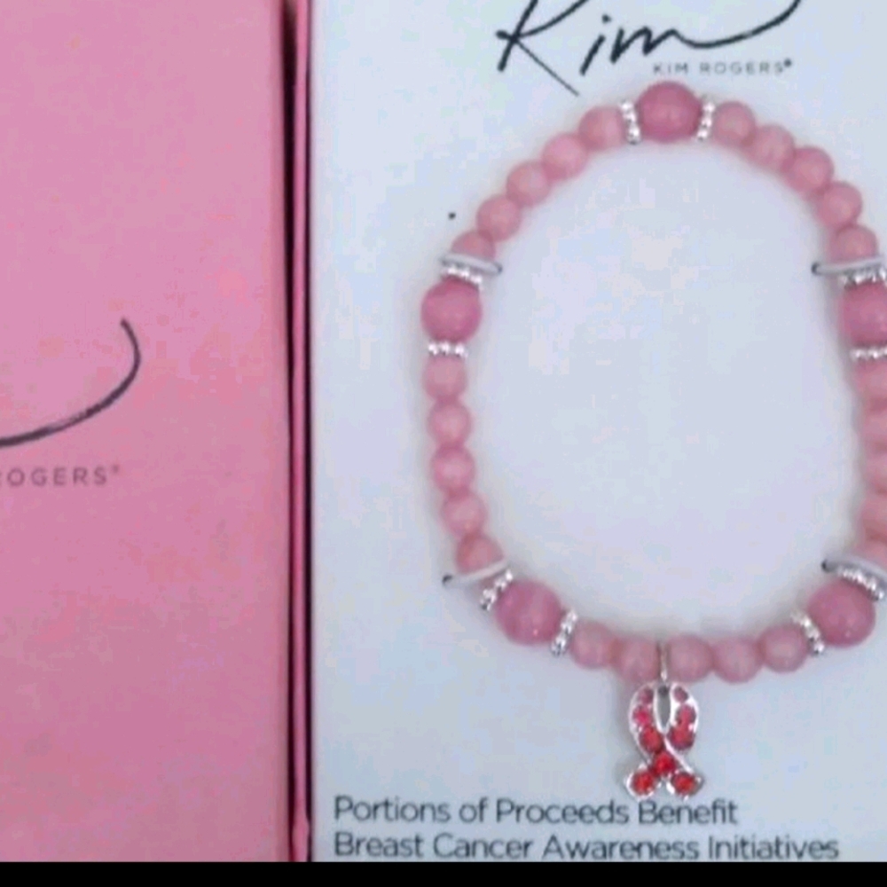 Women's Breast Cancer Awareness Bracelet